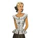 1940s Peplum Blouse Pattern Bust 34 McCall 7191