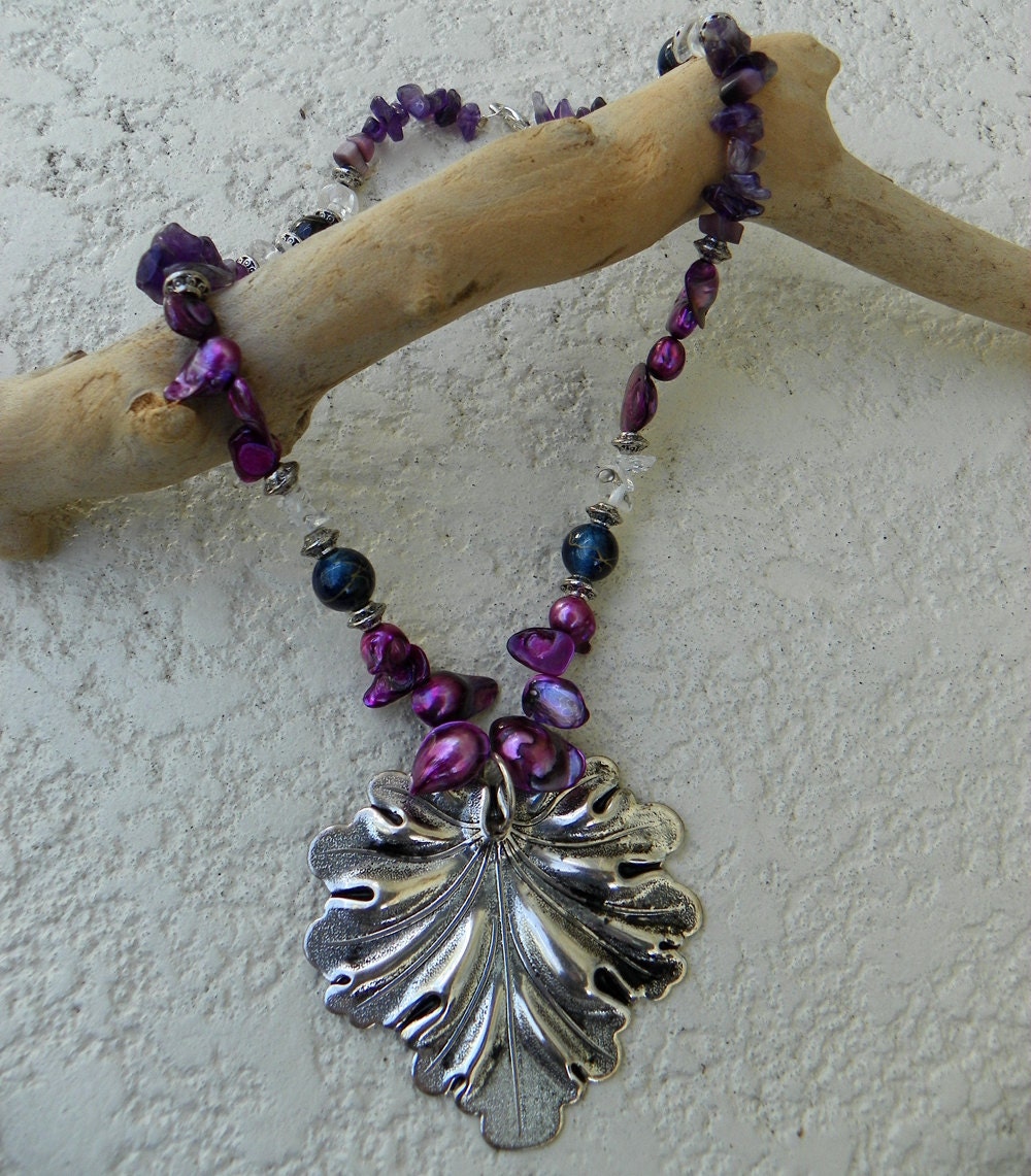 Silver Leaf Necklace