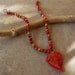 Leaves of Fire Necklace