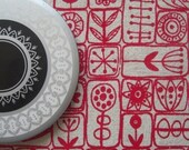 scandi - screenprinted fabric