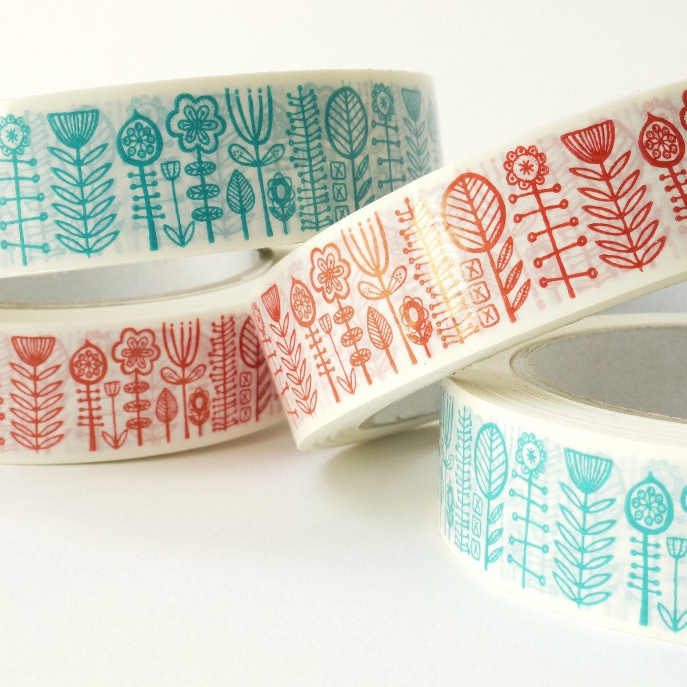 bloomsbury decorative sticky tape in red