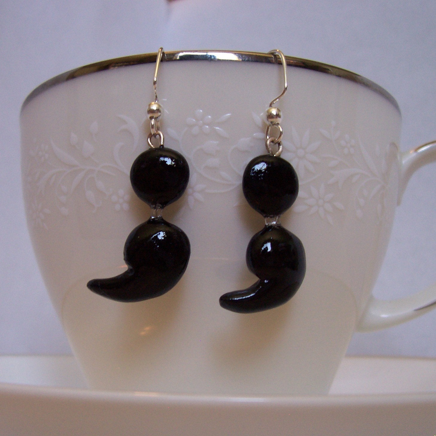 Semicolon Earrings