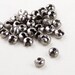 Crimp Cover 30 Crimping Beads Black Gunmetal 4mm (1012cri04k1)
