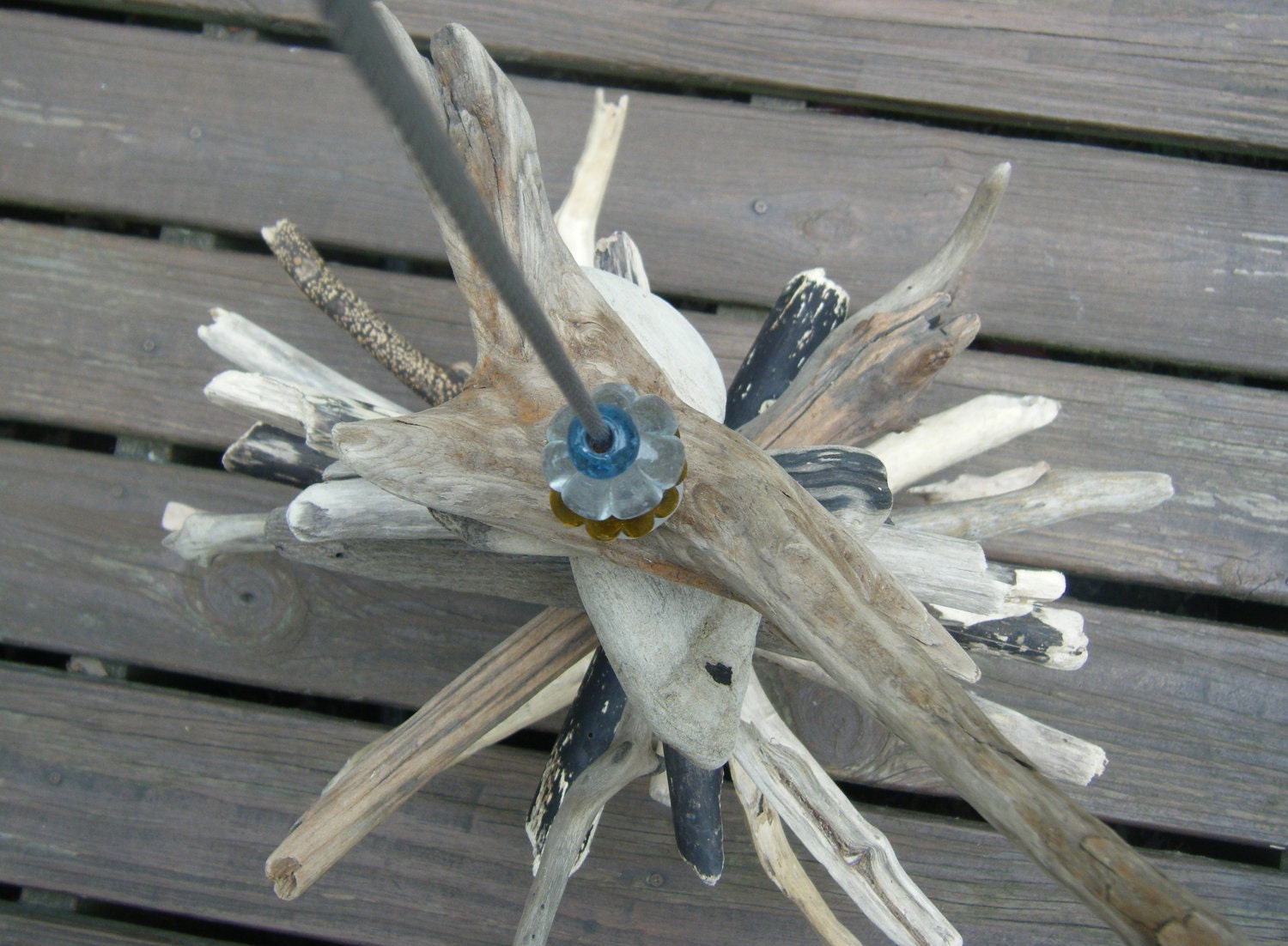 LARGE Driftwood Hanging Mobile Sculpture by JordanBrown on Etsy