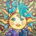 Singleton Hippie Art Original, Love Shines