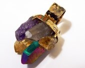 Mixed Quartz Stone Ring