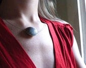 Pecked Pendant - Sterling silver and german silver - Texture - Modern contemporary design