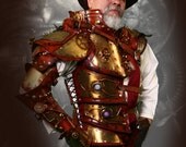 RESERVED For Capt Gannon - Emperors Armor of Empowerment - Steampunk Full arm half torso