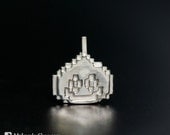 Slime Pendant 8-bit Dragon Warrior Sterling Silver