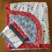 Classic Flag Minky Blanket and Burp Cloth Set and a Matching Flannel and Flag Cotton Blanket - Reserved for DangerousFlames