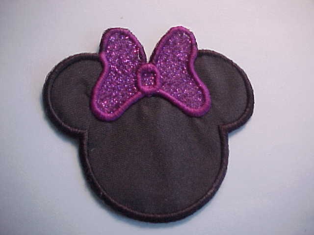Minnie Mouse Applique Patch Iron On or Sew On