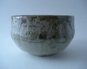 White Raku Bowl