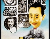Pee Wee Herman 10 x 20 large print by David Russell Talbott and Dark Vomit