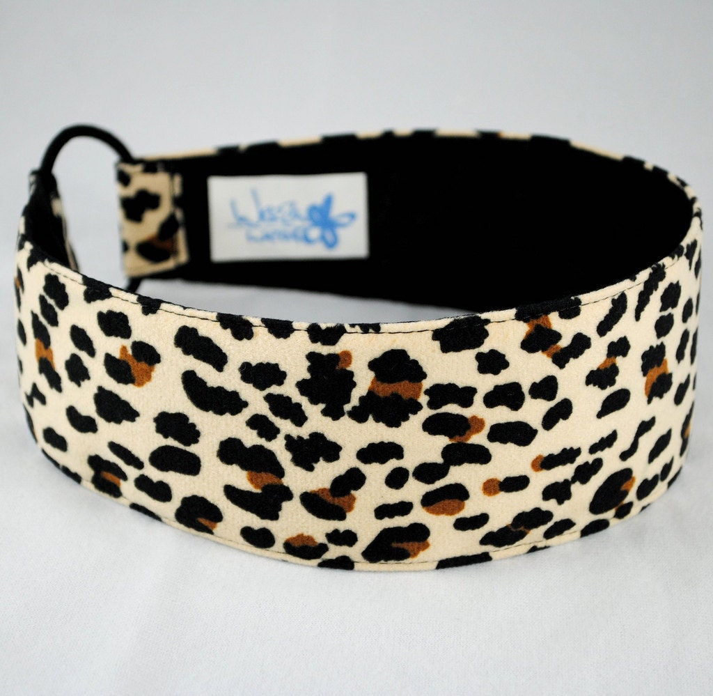 Leopard Print Weezy Band, Wide