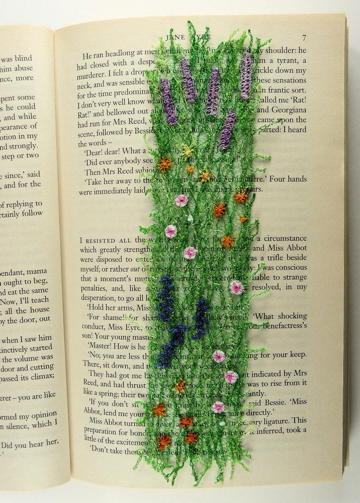 Cottage Garden bookmark