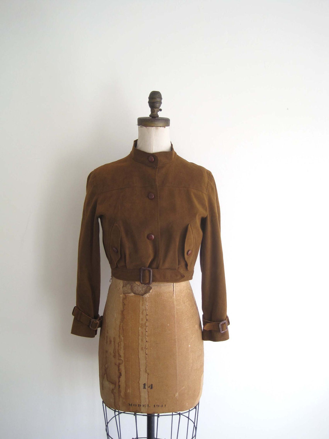 vintage 1970s jacket / Bill Blass ( EARHEART )