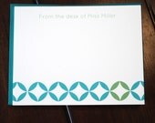 Set of 25 Flat Note Stationery - Simple Type 3