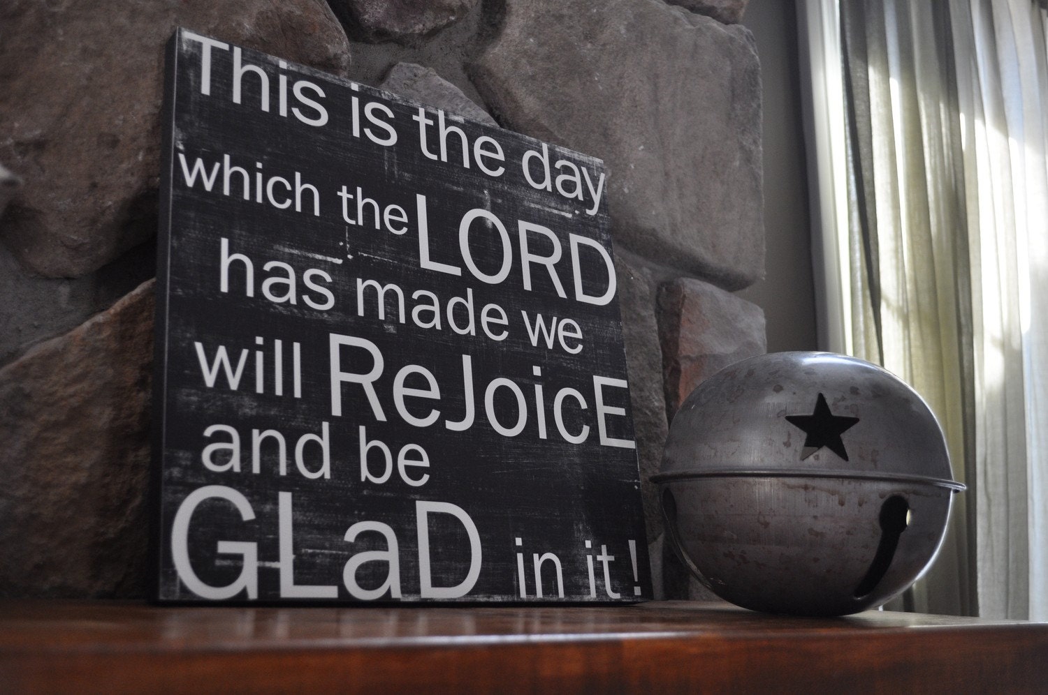 Rejoice Today - 12x12 CAFE MOUNT