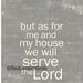 My House Modern - Joshua 24:15