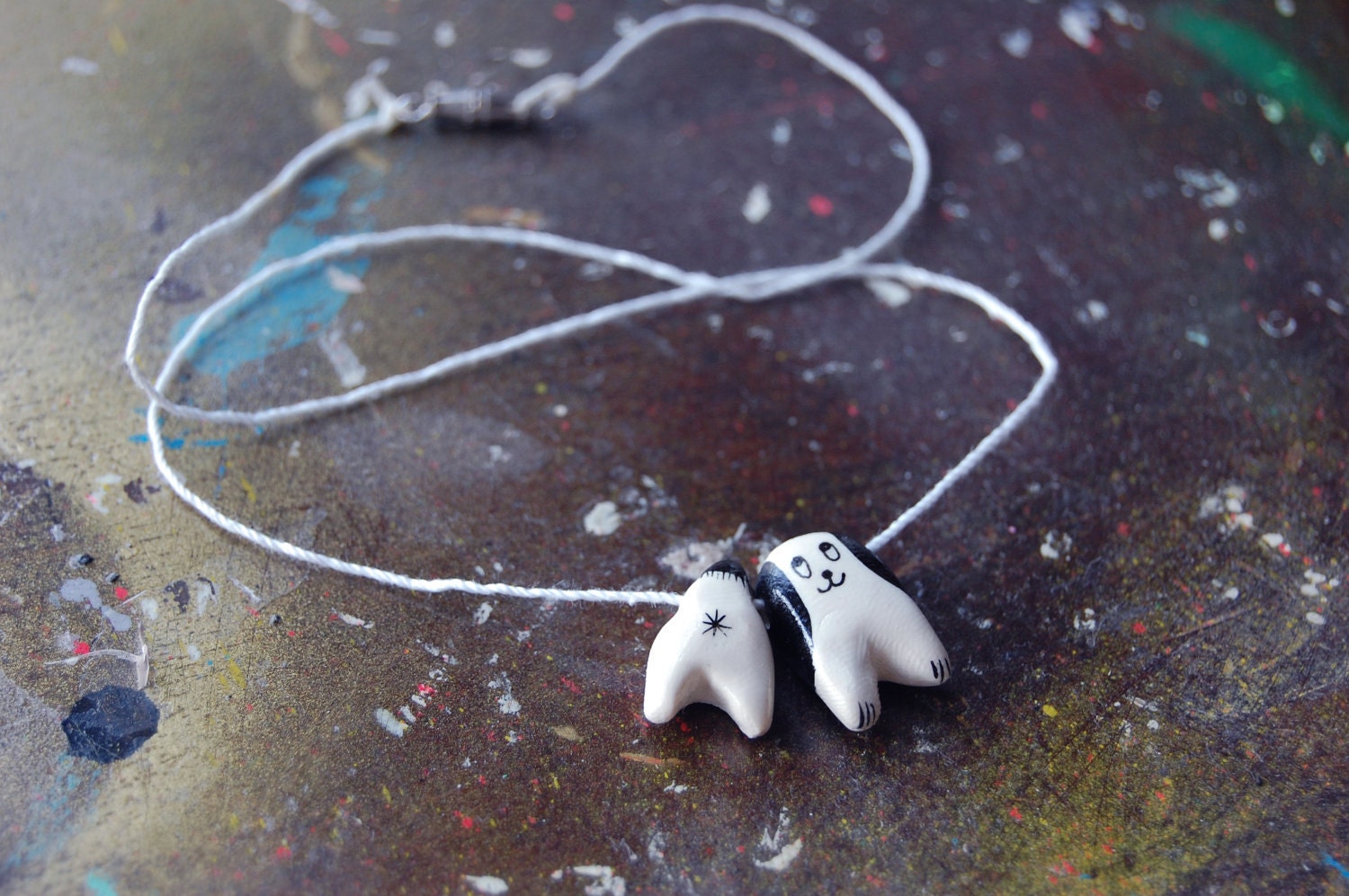 pup butt necklace