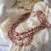 Vintage Pink Beaded Necklace