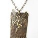 BELIEVE - hand stamped fairy necklace