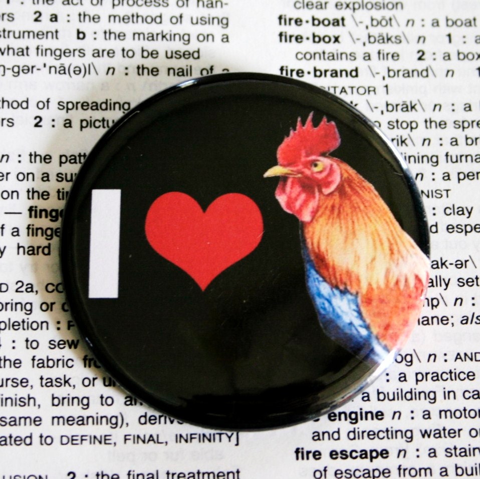 I heart Cock Pinback Button