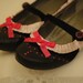 SALE - 50% OFF - Marie Antoinette Pink and Black Shoes