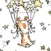 Nursery Art -- Trot, the Star Flyer 5x7 -- Art Print