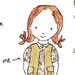 Children's Art - Adventure Girl (E) 11x14 - Archival Art Print