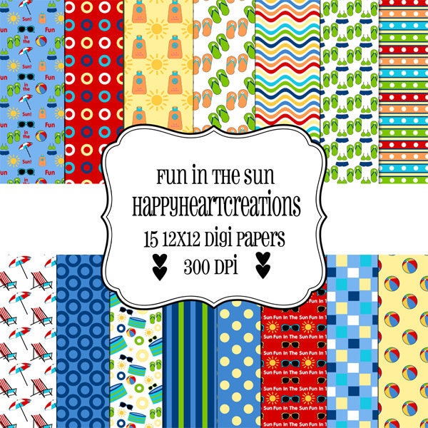 Digital Scrapbook FunInTheSun