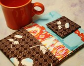 Kindle Sleeve, Kindle Case, Nook Color, Kindle 4, Kindle Fire Case, Kindle Fire Sleeve in Summer Sparrows