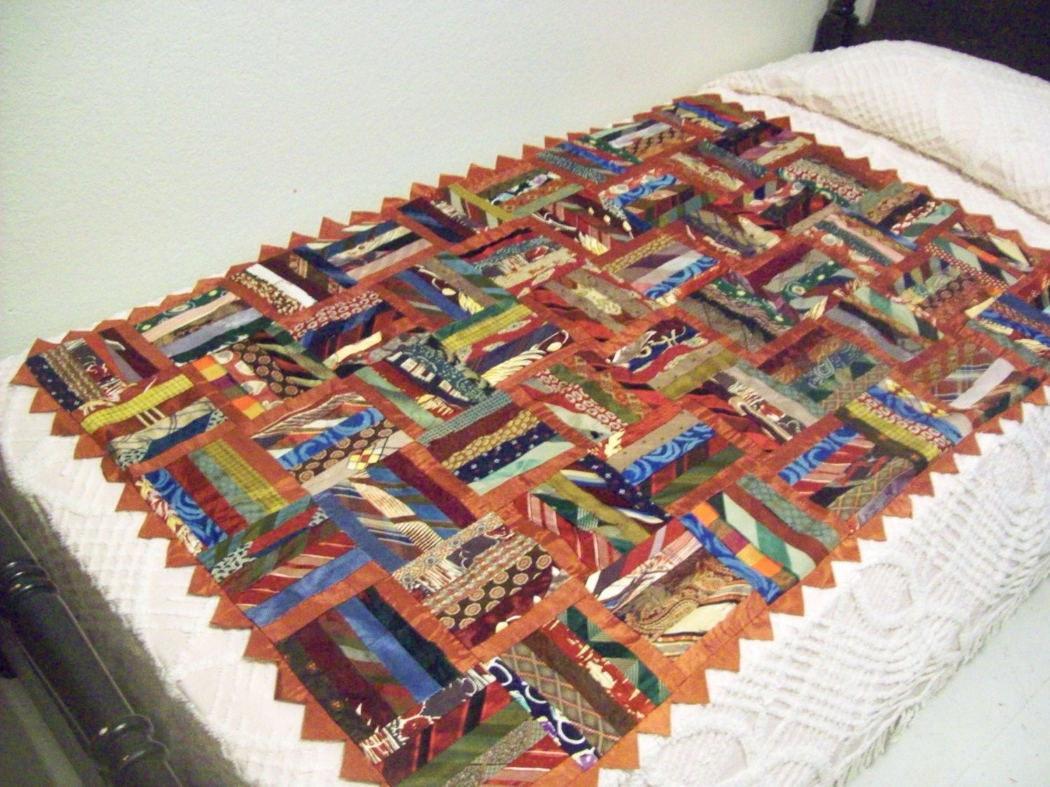 Mens Tie Quilt by grannysapronstrings on Etsy