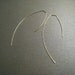 14K Gold Earrings - Arcs - Simple Modern Minimal Earrings