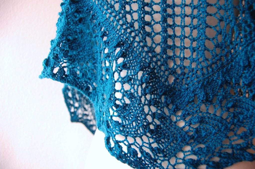 Knitting Pattern PDF / Nebulous One Skein Shawl