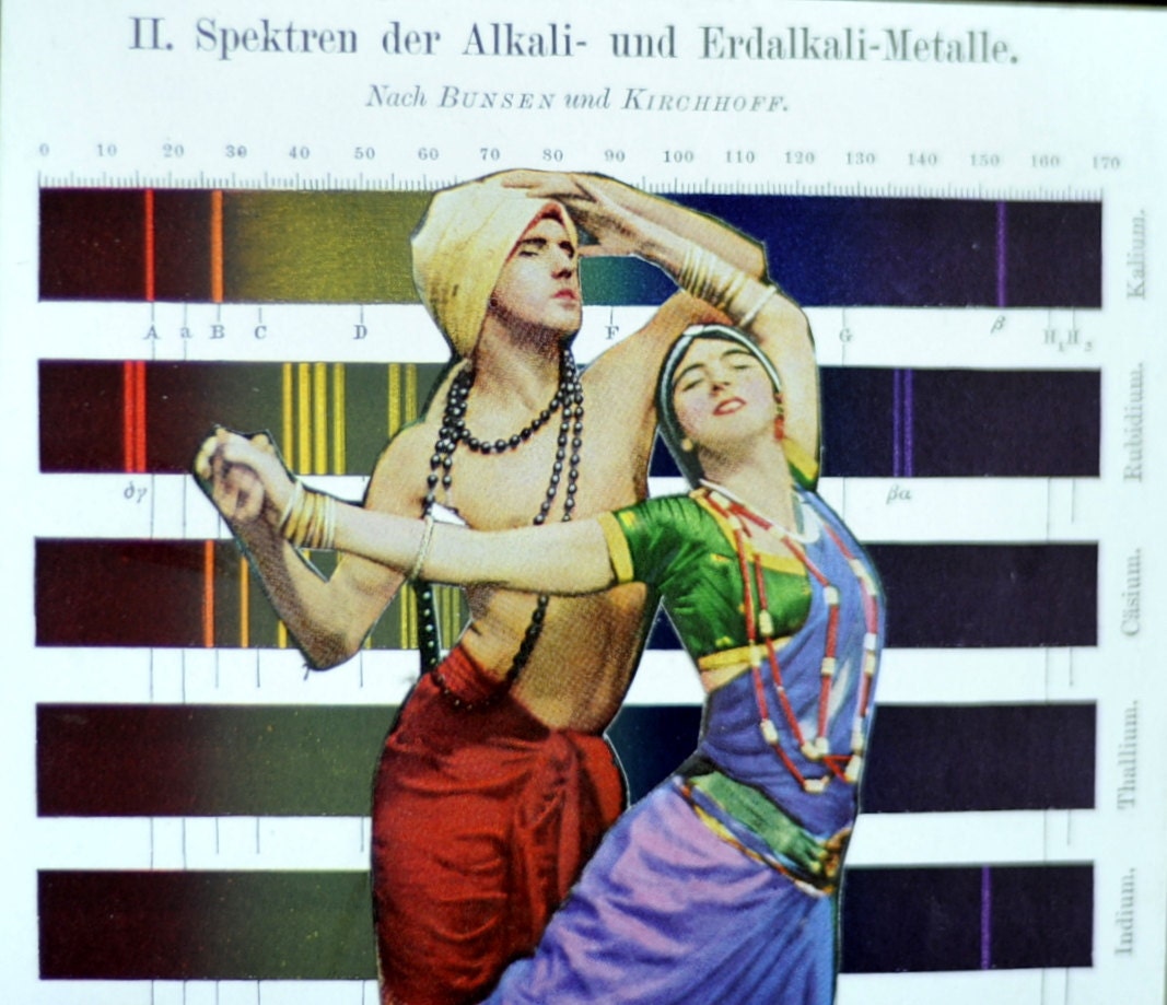 ARTWORK. The Spectrum of Dance. Recycled Wood Block MapArt