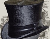 SALE - Custom Victorian Top Hat  Prom Races Steampunk Goth