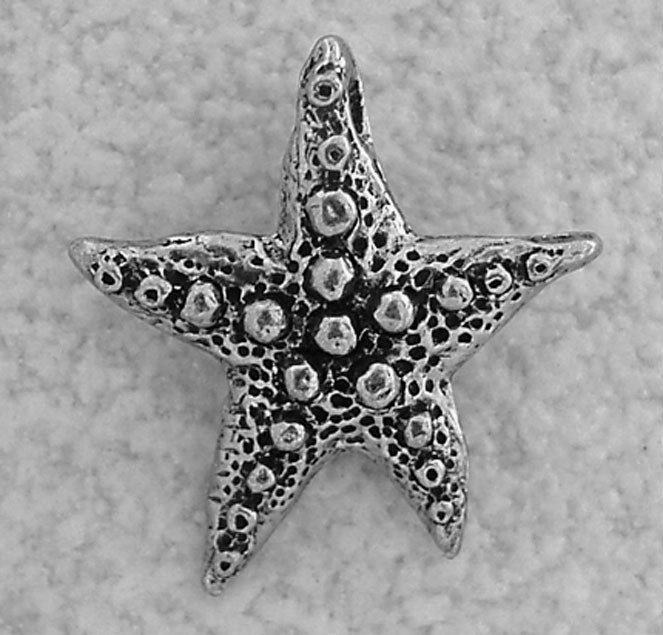 Green Girl Studios Starfish Wish Pewter Pendant