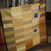 Buttercup with Sapphire Patches Throw Blanket