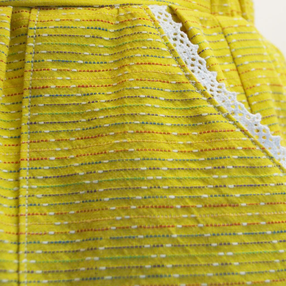SALE medium yellow full skirt