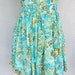 One Of A Kind Turquoise Floral Chiffon Party  Spring Summer Dress Easter