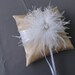 Wedding White And Champagne Ring Bearer Pillow More Colors Available