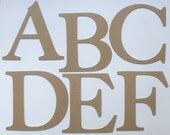 4"  MONOGRAM Elegant Letters - Alterable CHiPBOARD Bare Die Cuts  - YOU CHOOSE any 3 Letters