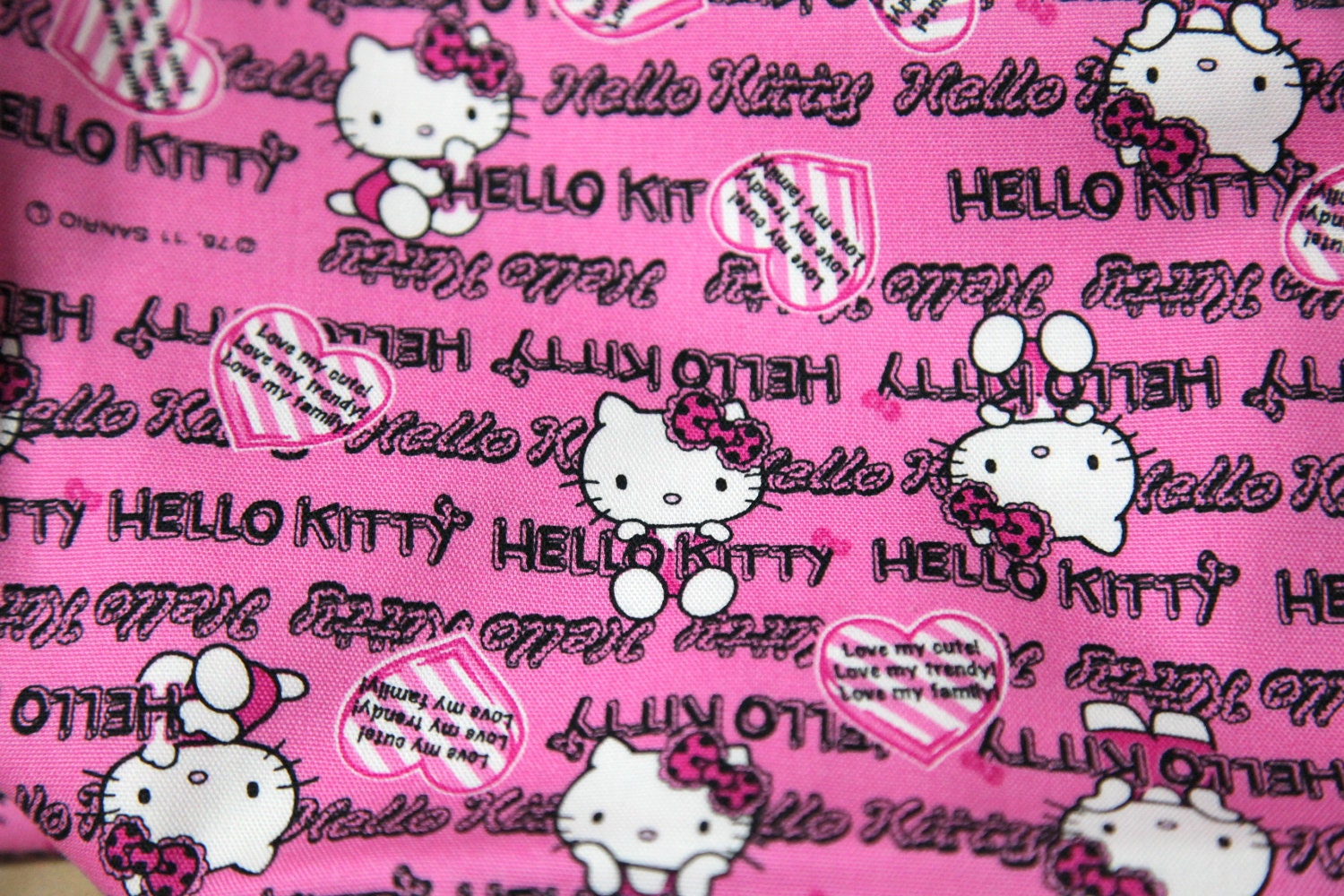 Hello kitty fabric by Sanrio