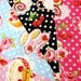 Sweets fabric scrap set of 4 pieces FS101