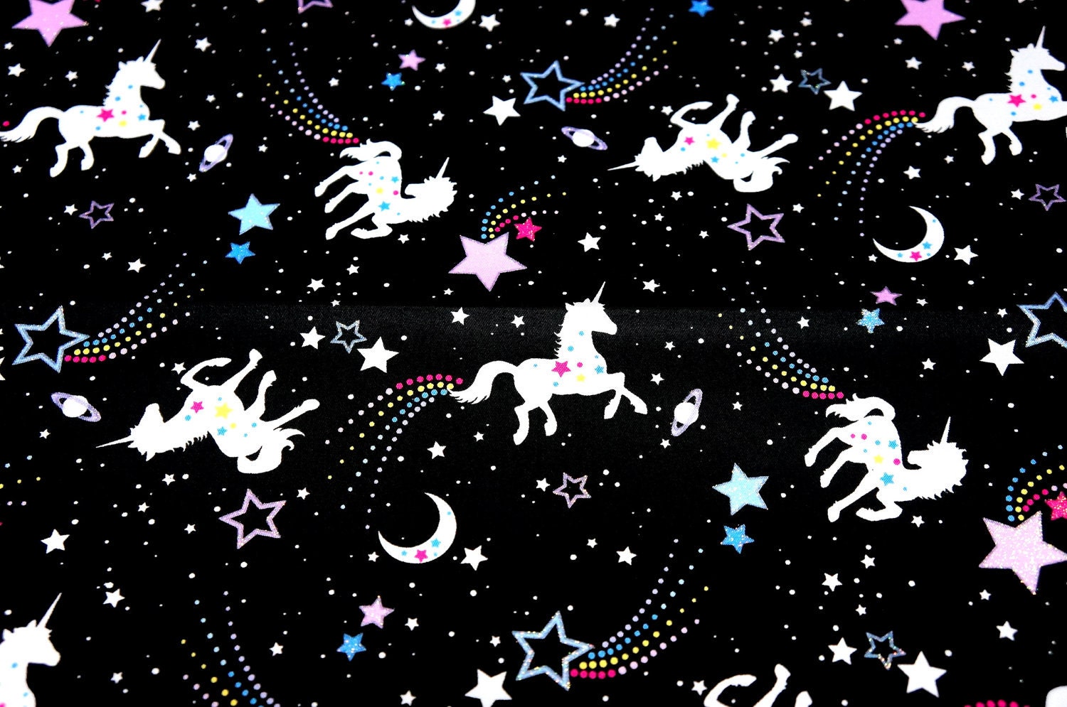 unicorn fabric Unicorn and stars