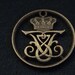 Denmark - cut coin pendant - w/ F 8 F for Frederik VIII - 1907