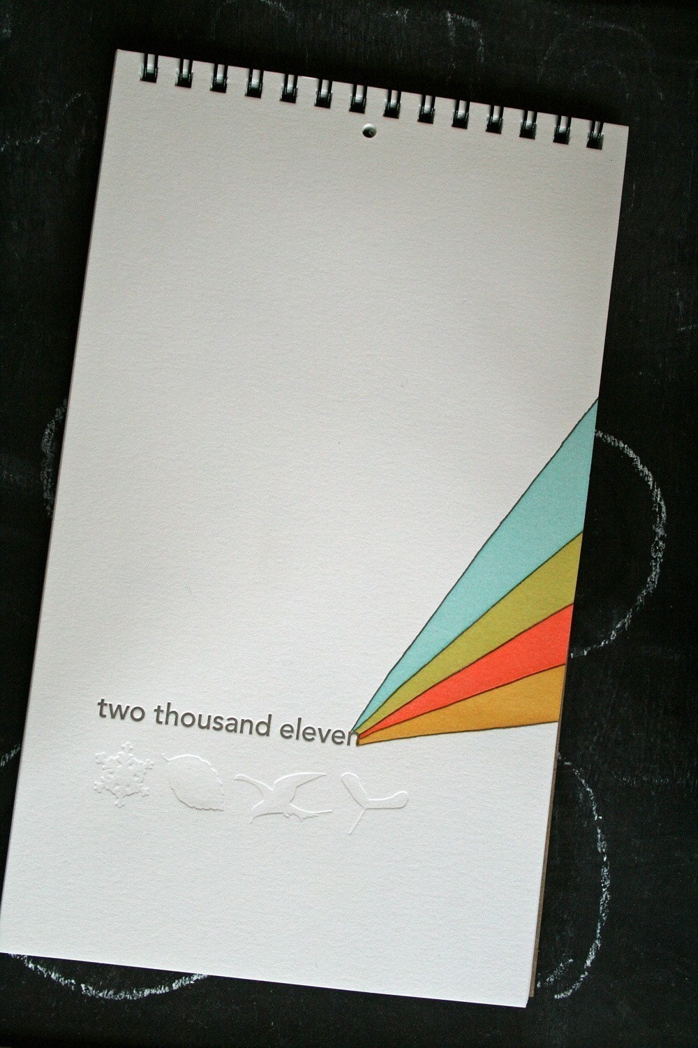 calendar 2011 lark press letterpress
