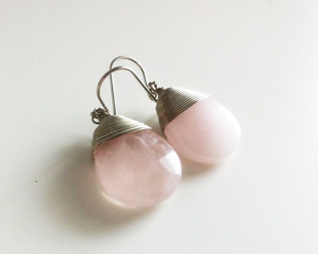 Rose Quartz Earrings