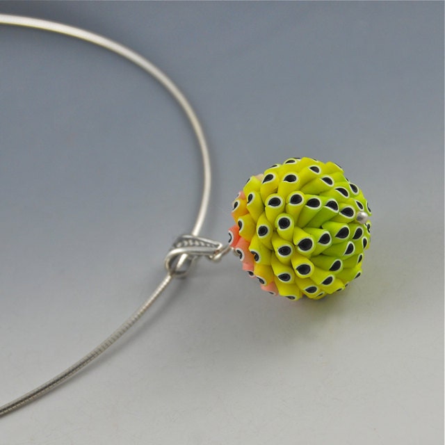 Yellow Raspberry Pendant